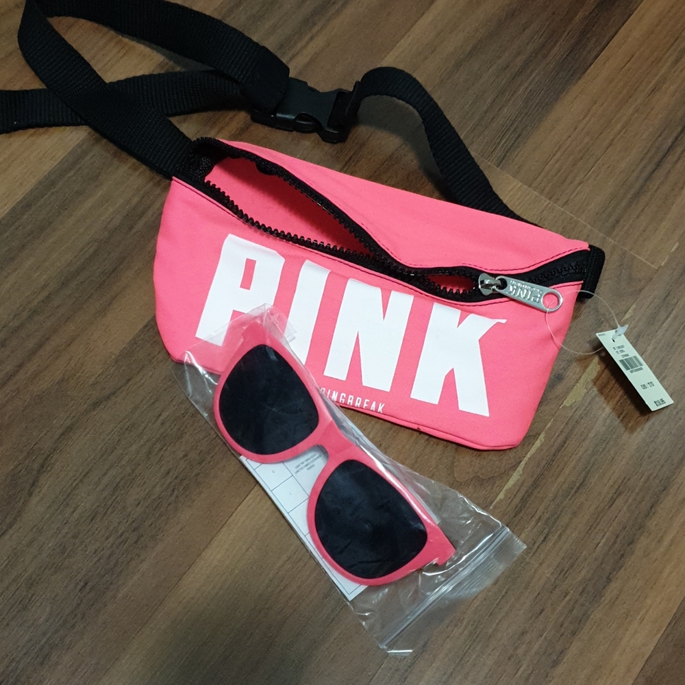 VICTORIA'S SECRET PINK FANNY PACK WITH SUNNIES
